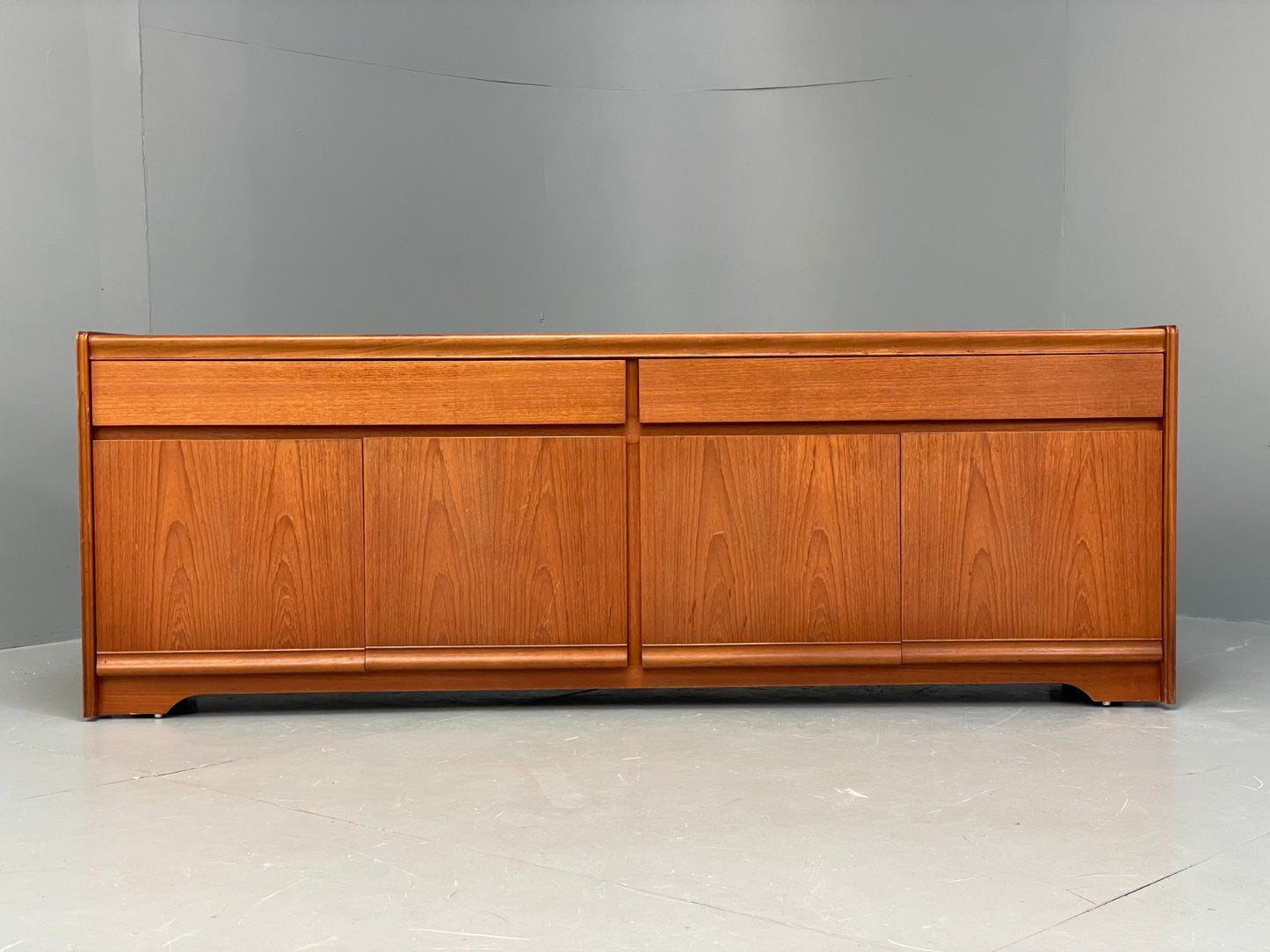Vintage 1970s Teak Sideboard By William Lawrence Shelving Drawers EB10235 MWOO1