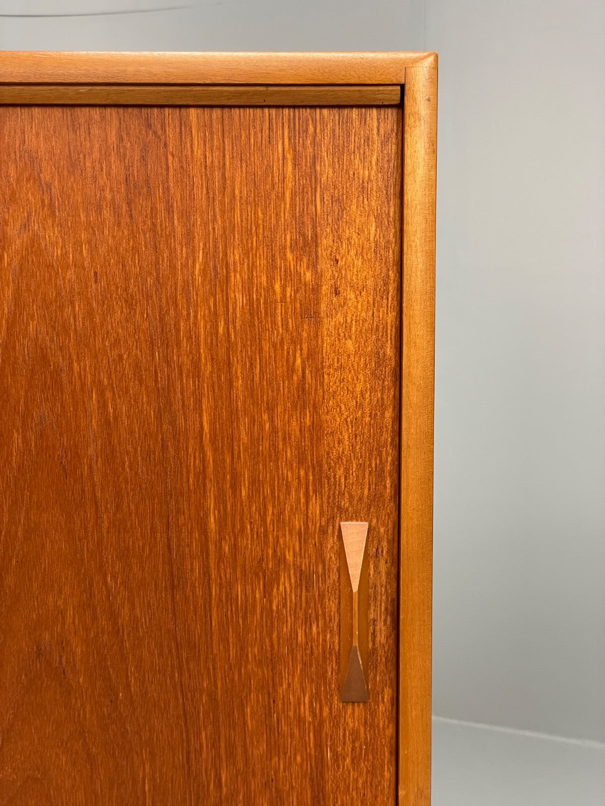 Vintage Teak Glazed Bookcase By H.Gibbs 1960s Shelving Retro  EB10968 MWOO6