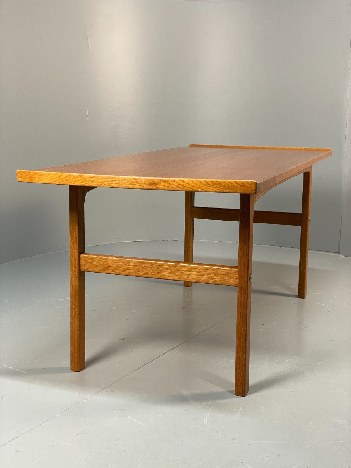 Vintage 1960s Coffee Table Teak & Oak Swedish Mid Century EB11193 MWOO15