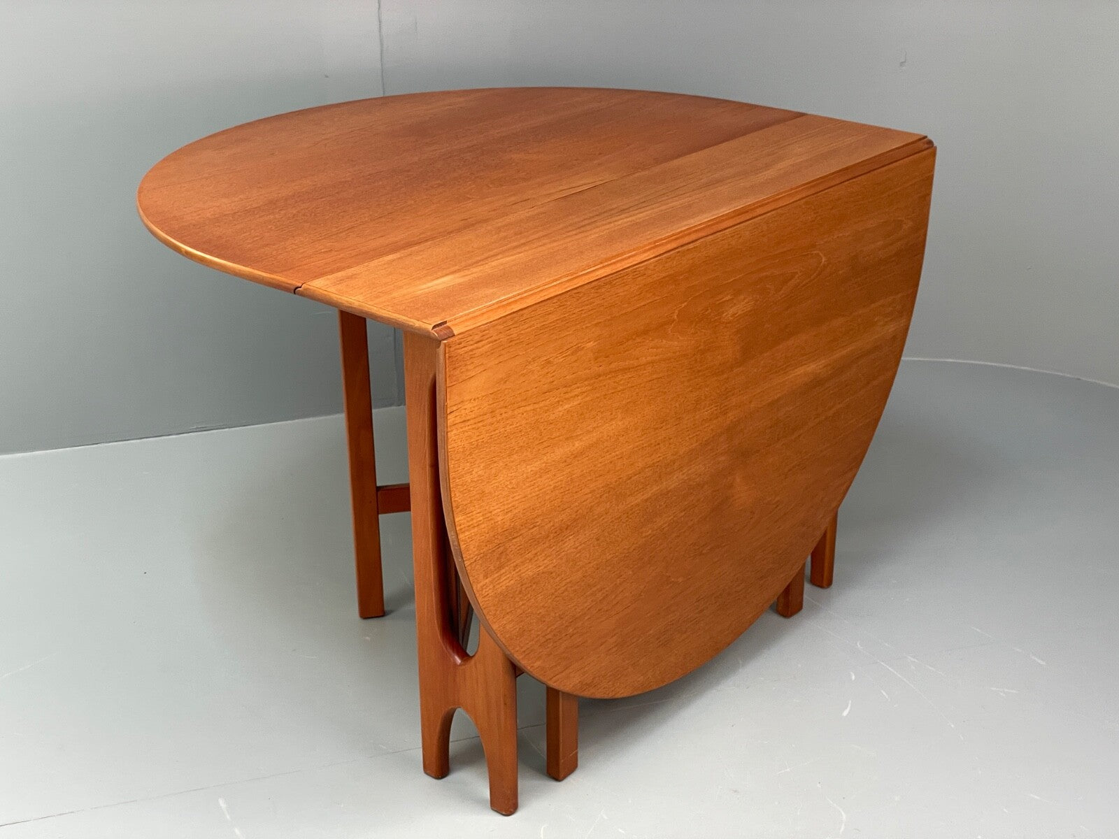 Vintage Teak Drop Leaf Dining Table By Jentique EB9767 MWOO - UKDK FURNITURE