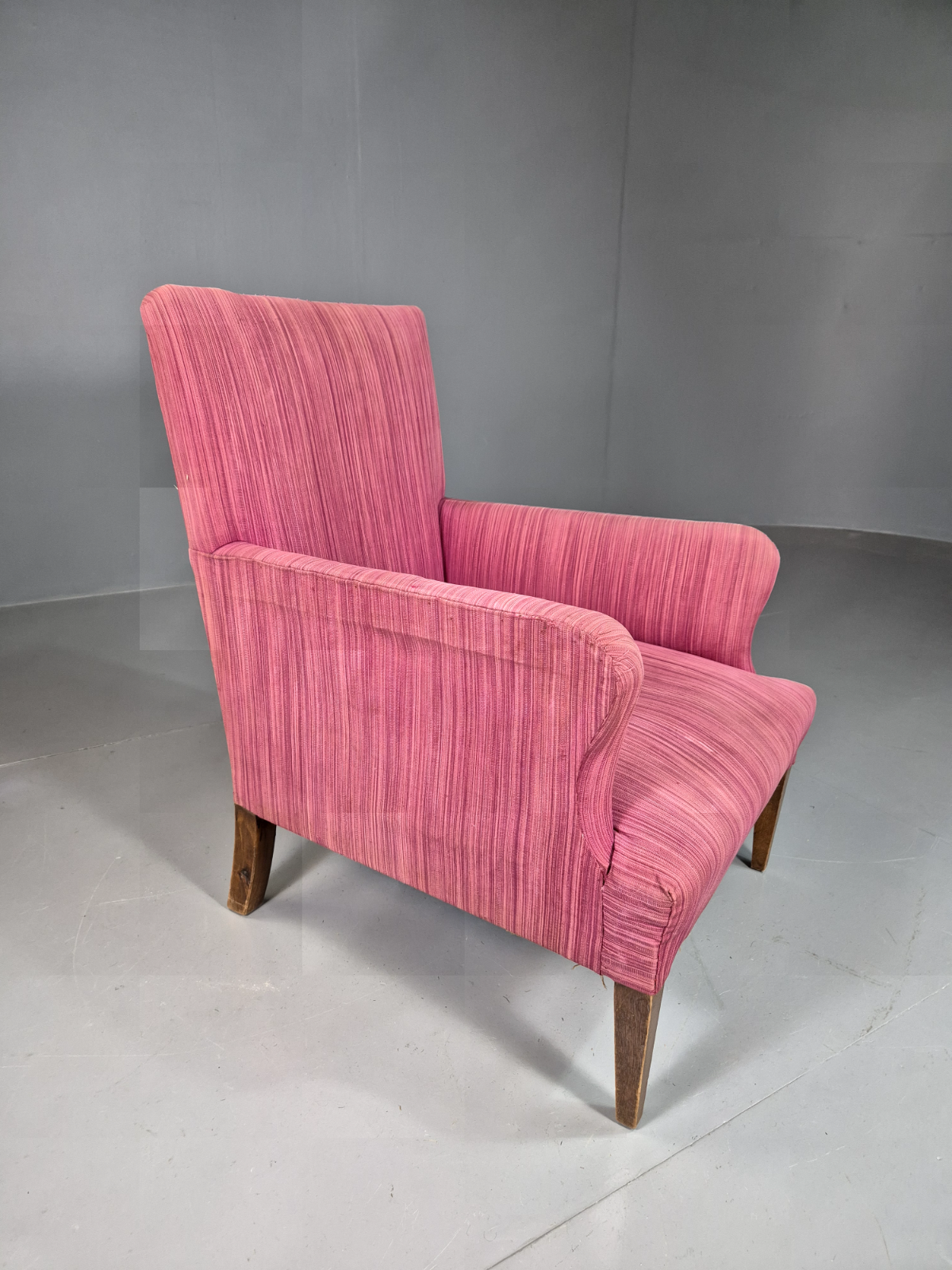 Vintage Lounge Chair lilac Pink Wool 1930s Retro EB7379 VCLO - UKDK FURNITURE