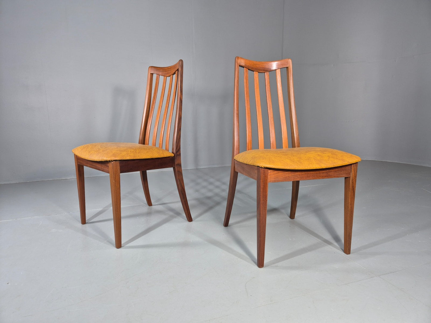 2 Vintage G Plan Dining Chairs 1970s Retro Teak Fresco Range MCM EB11741 MDIN0