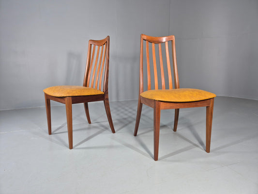 2 Vintage G Plan Dining Chairs 1970s Retro Teak Fresco Range MCM EB11741 MDIN0