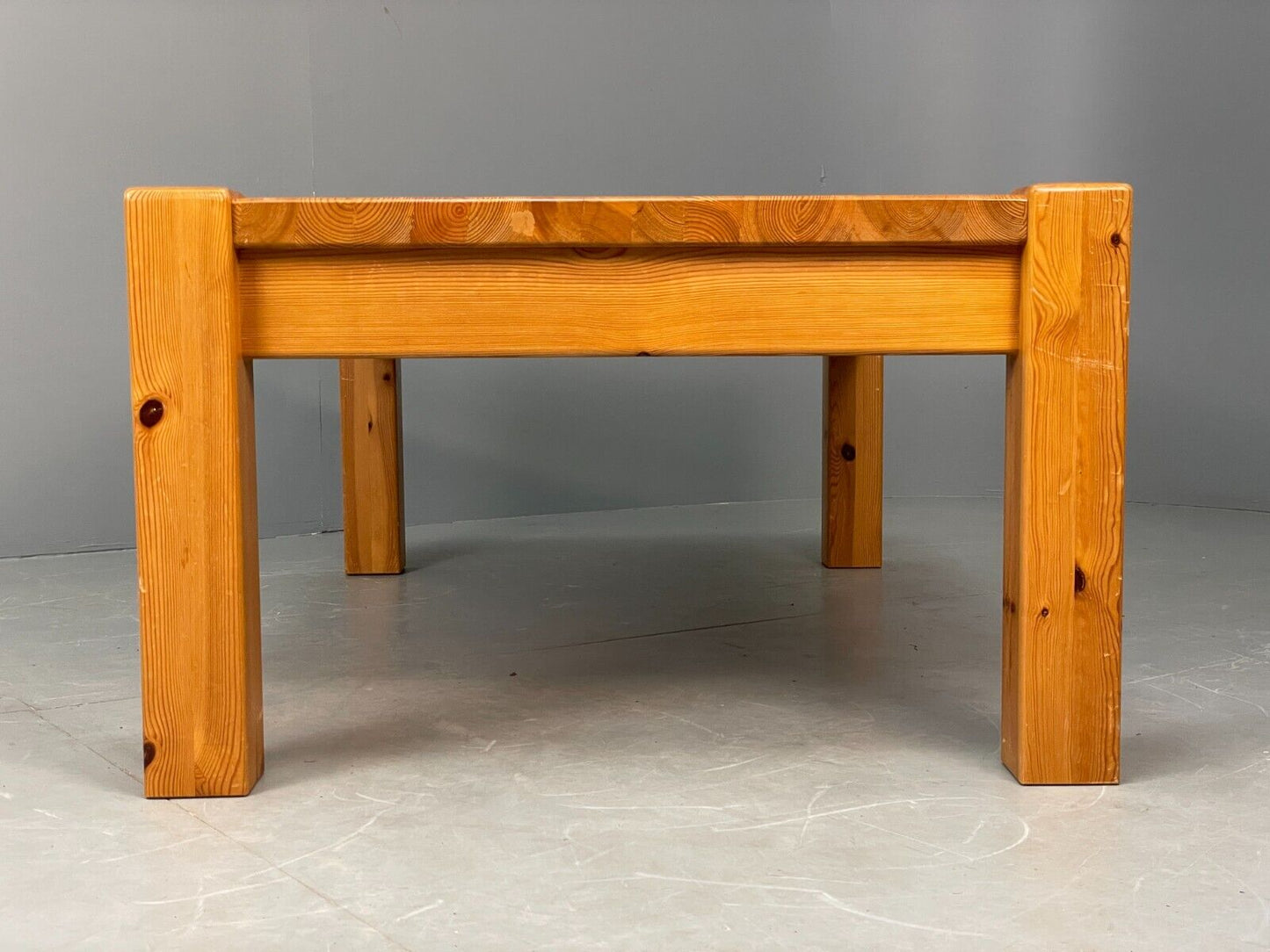 Large Vintage Scandinavian Solid Pine Coffee Table 1980s EB7840 MWOO - UKDK FURNITURE