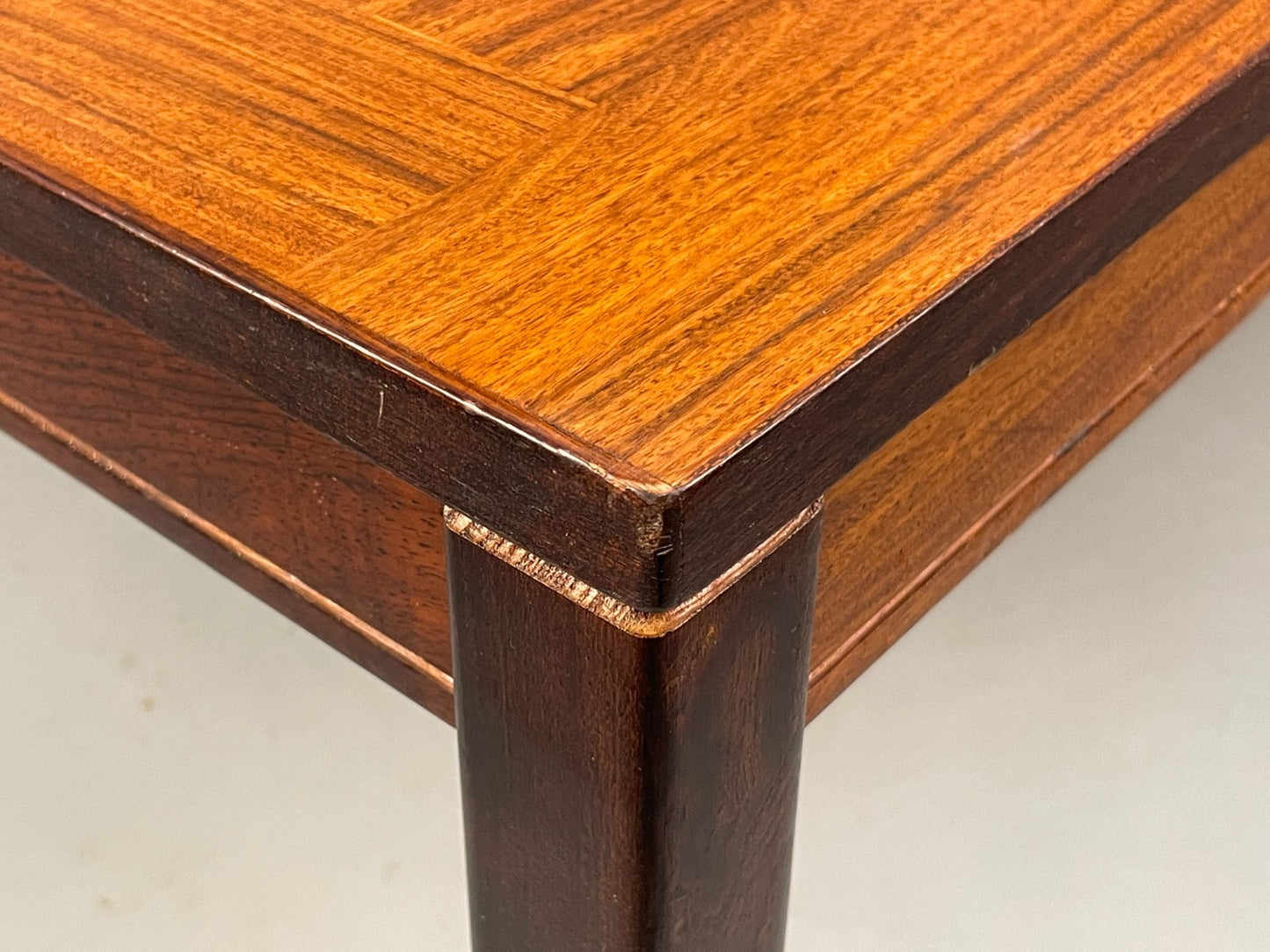 Vintage Rectangular Coffee Table By Heggen Norway Checkerboard EB7155 MWOO7