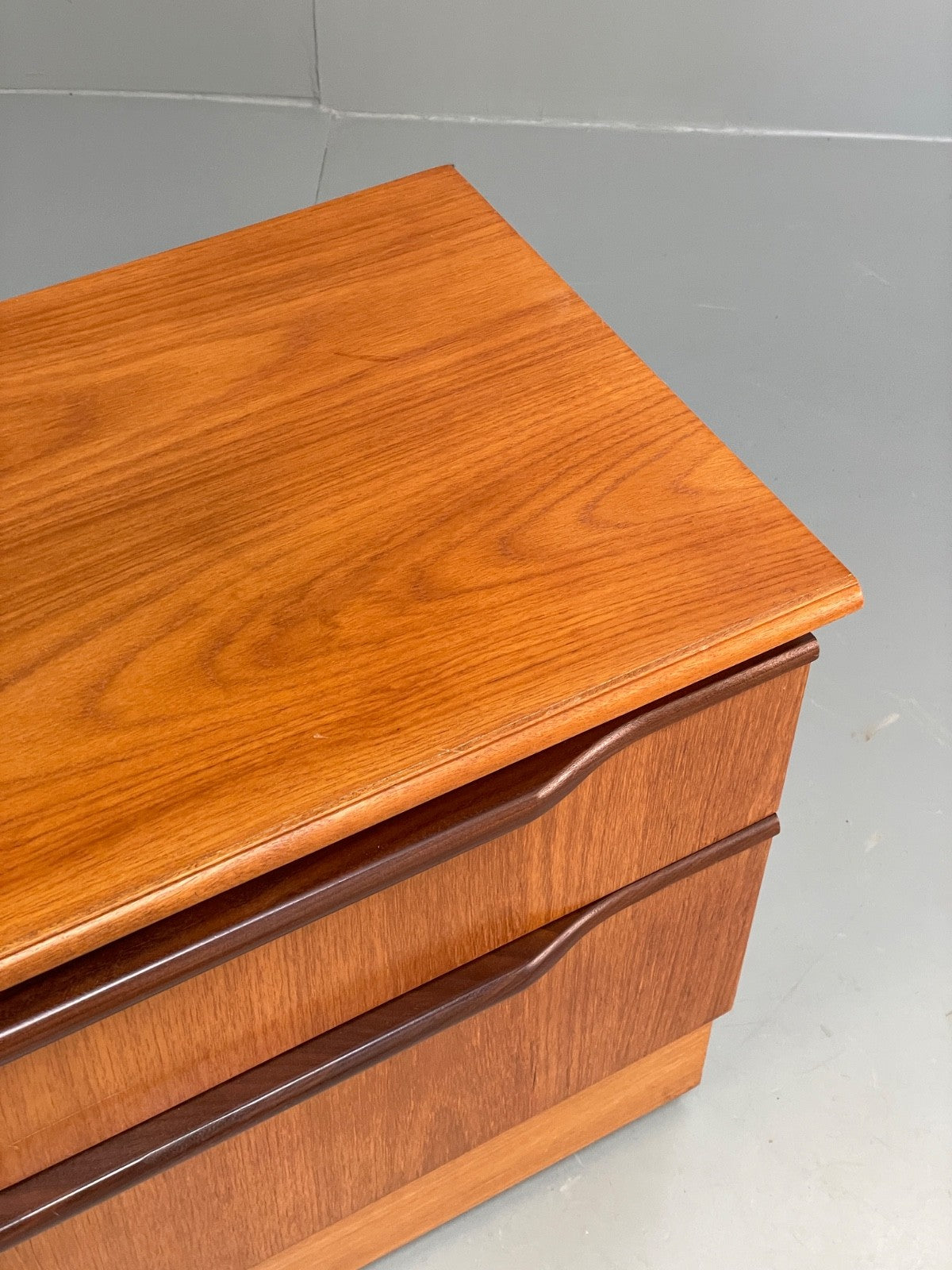 Vintage Teak Media Unit 1970s Retro Drawer EB10010 MWOO - UKDK FURNITURE