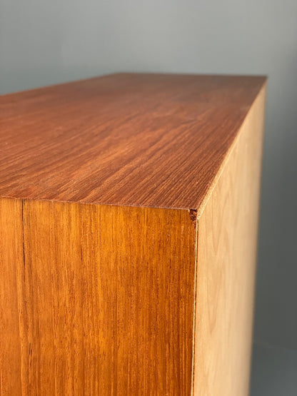 Vintage Teak Glazed Cabinet By Omann Jun 1970s Retro Danish EB9830 MWOO - UKDK FURNITURE