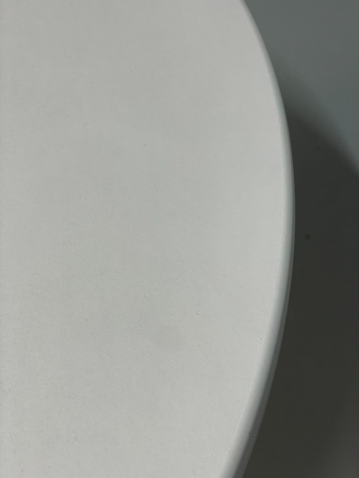 Vintage Round Coffee Table White Fibreglass 1970s Tulip Style EB11238 MWOO6