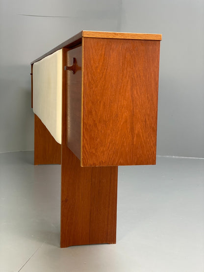 Vintage Teak Bedside Cabinets & Headboard By Meredew 1970s King Size EB9527 MWOO - UKDK FURNITURE