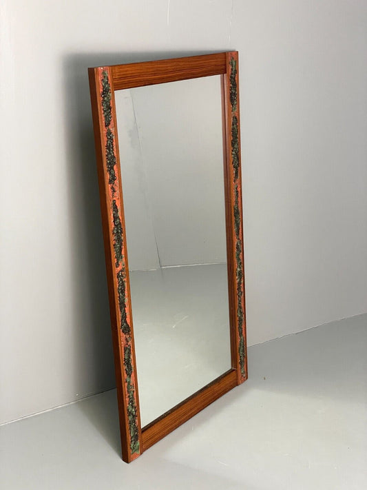 Vintage Danish Mid Century Wall Mirror By Arahus Glasimport 1960s. EB7961 MWOO - UKDK FURNITURE