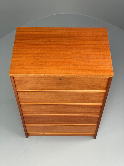 Vintage Teak Chest Of Drawers 1970s Design Homecharm EB9731 MWOO - UKDK FURNITURE