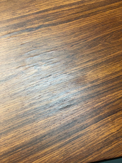 Curved 1960s Coffee Table Vintage Mid Century Danish With Shelf  EB10855 MWOO6