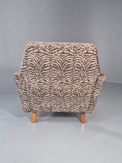 Mid Century Lounge Chair 1960s Danish Vintage with New Upholstery EB11534 MNOR11