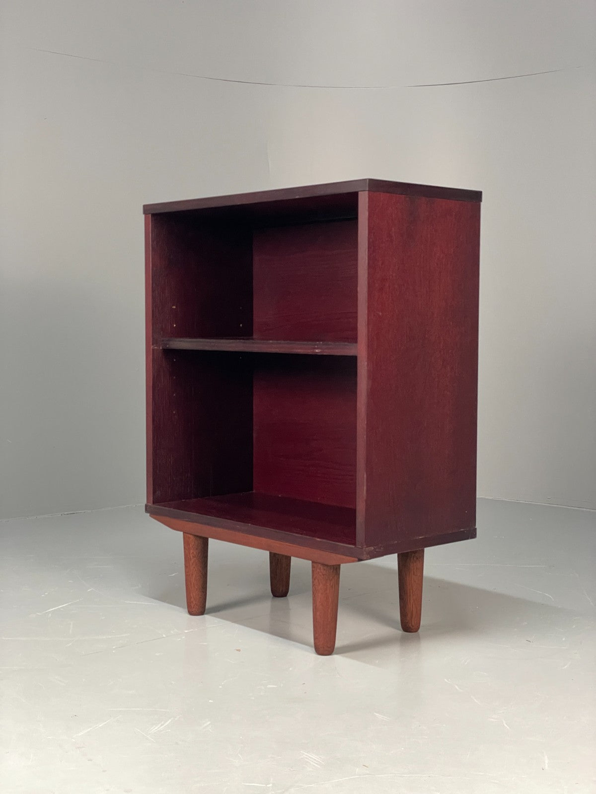 Vintage Dark Oak Bookcase Adjustable Shelf By Beaver & Tapley EB11497MWOO11