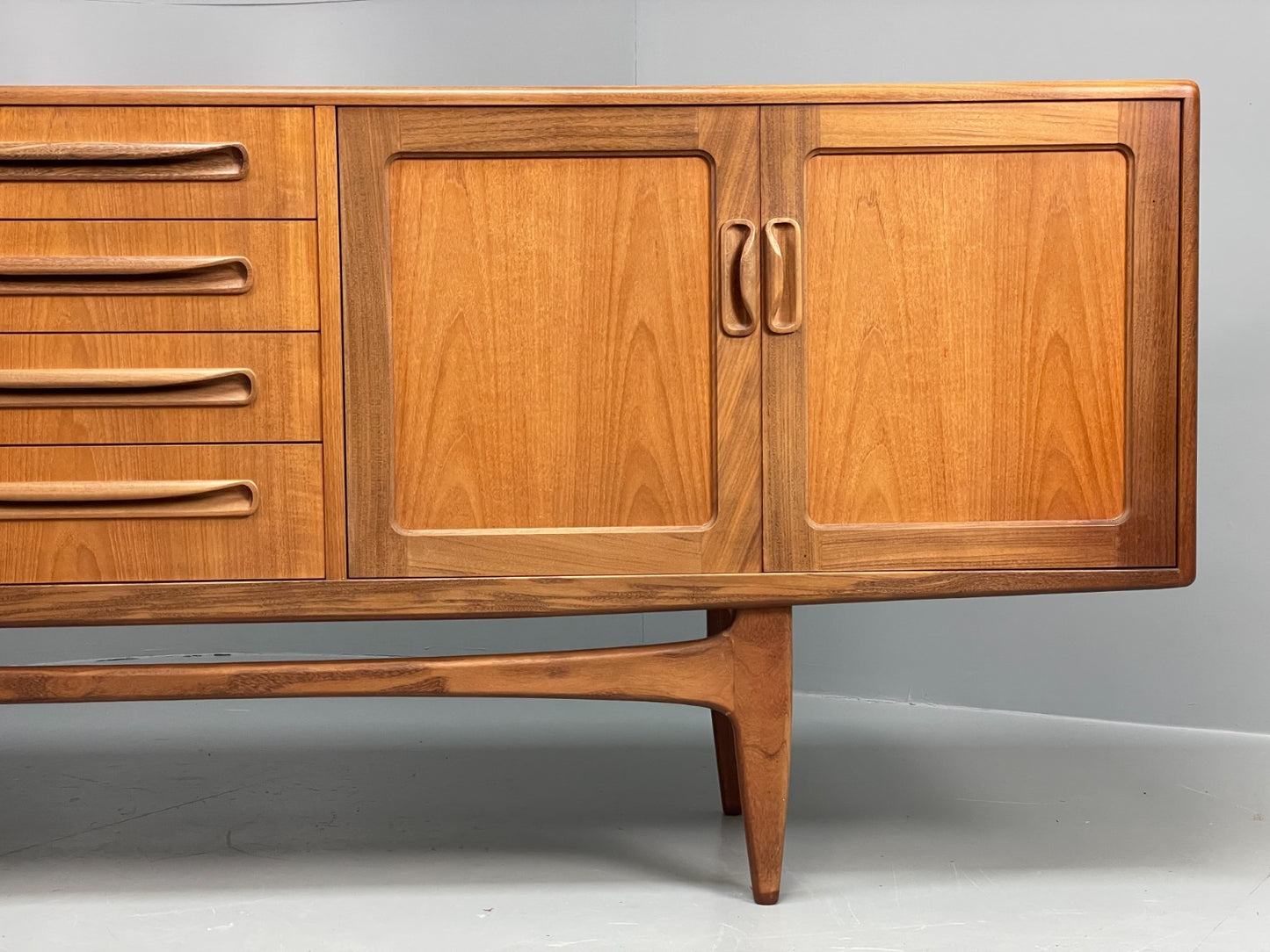Vintage G Plan Sideboard Teak Fresco Range 1960s Shelving Drawers EB11548 MWOO8