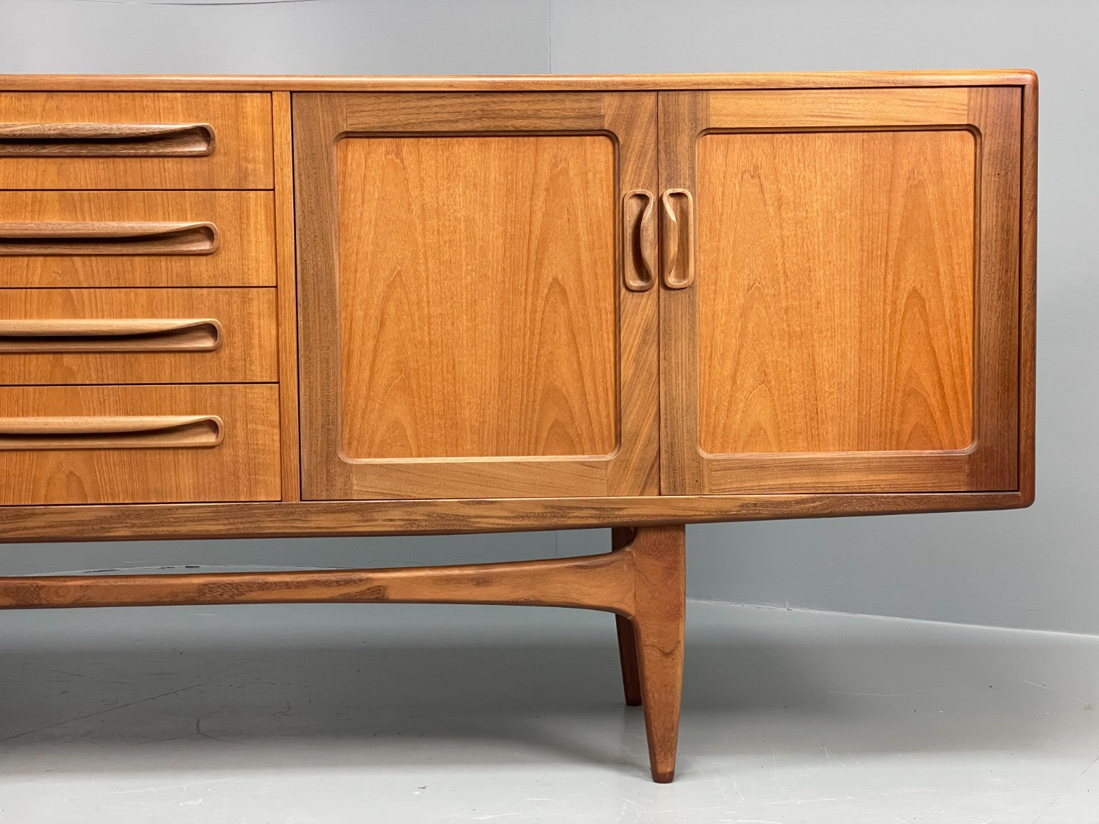 Vintage G Plan Sideboard Teak Fresco Range 1960s Shelving Drawers EB11548 MWOO8