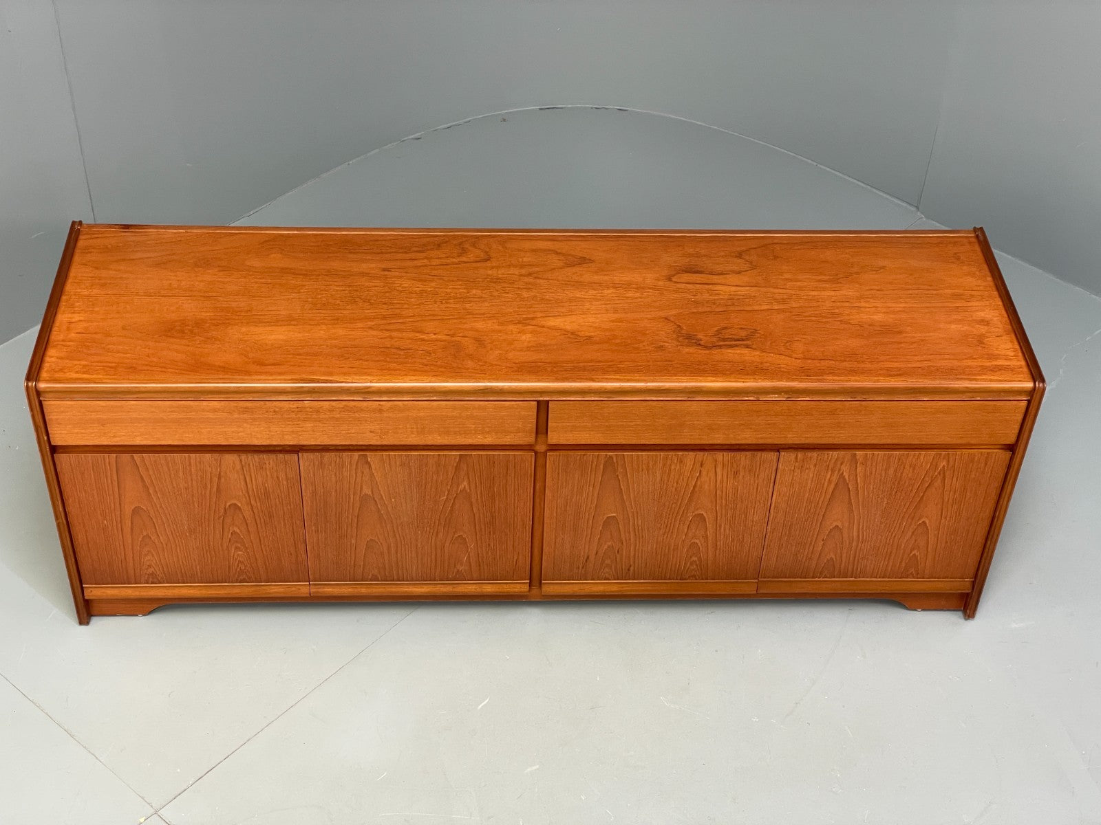 Vintage 1970s Teak Sideboard By William Lawrence Shelving Drawers EB10235 MWOO3