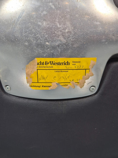 Roder Sohne Leather and Aluminium Boardroom Chair 1960s Retro MCM EB10644 MNOR13