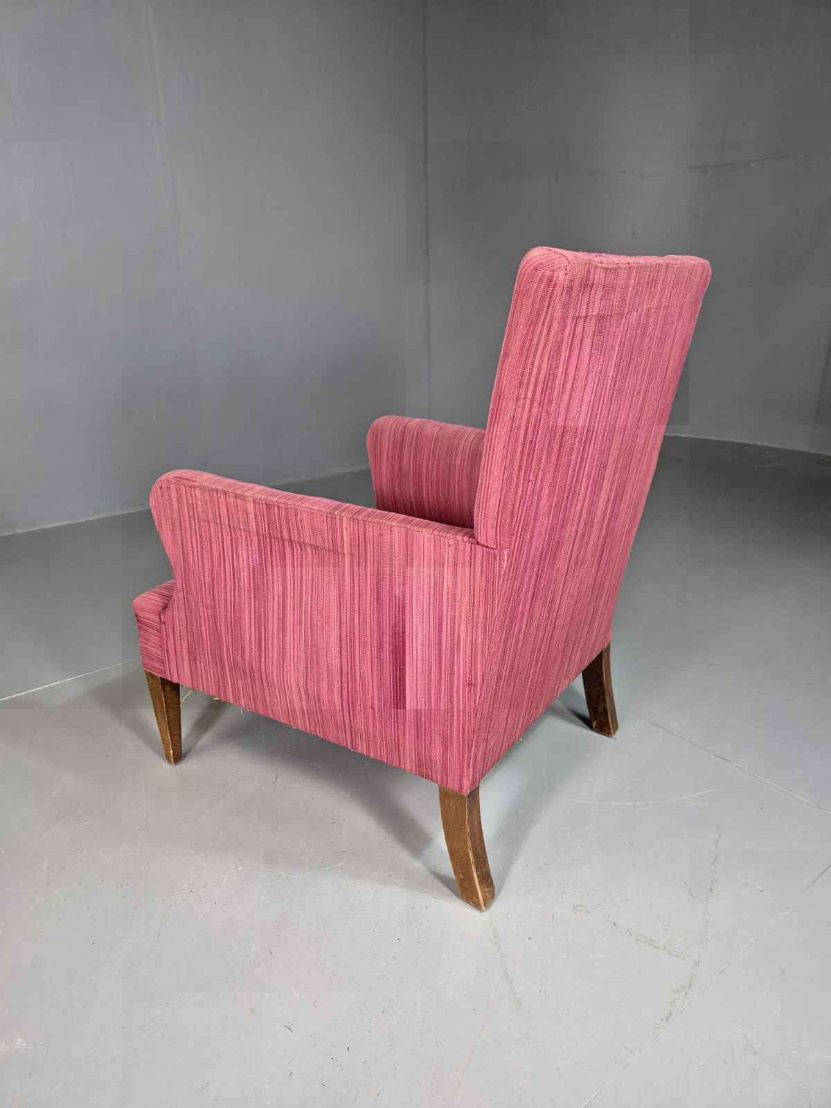 Vintage Lounge Chair lilac Pink Wool 1930s Retro EB7379 VCLO - UKDK FURNITURE