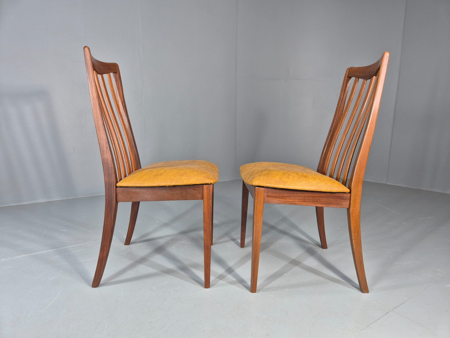 2 Vintage G Plan Dining Chairs 1970s Retro Teak Fresco Range MCM EB11741 MDIN11