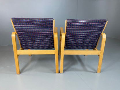 Two Farstrup Bentwood Chairs, Aalto Style, Retro, Vintage MCM EB4876 MBEN - UKDK FURNITURE