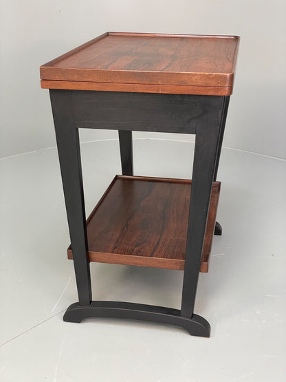 Vintage Danish Card Table Extending Top Felt Lined Mid Century 1960s EB9756 MWOO - UKDK FURNITURE