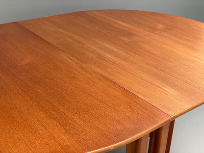 Vintage Teak Drop Leaf Dining Table By Jentique EB9767 MWOO - UKDK FURNITURE