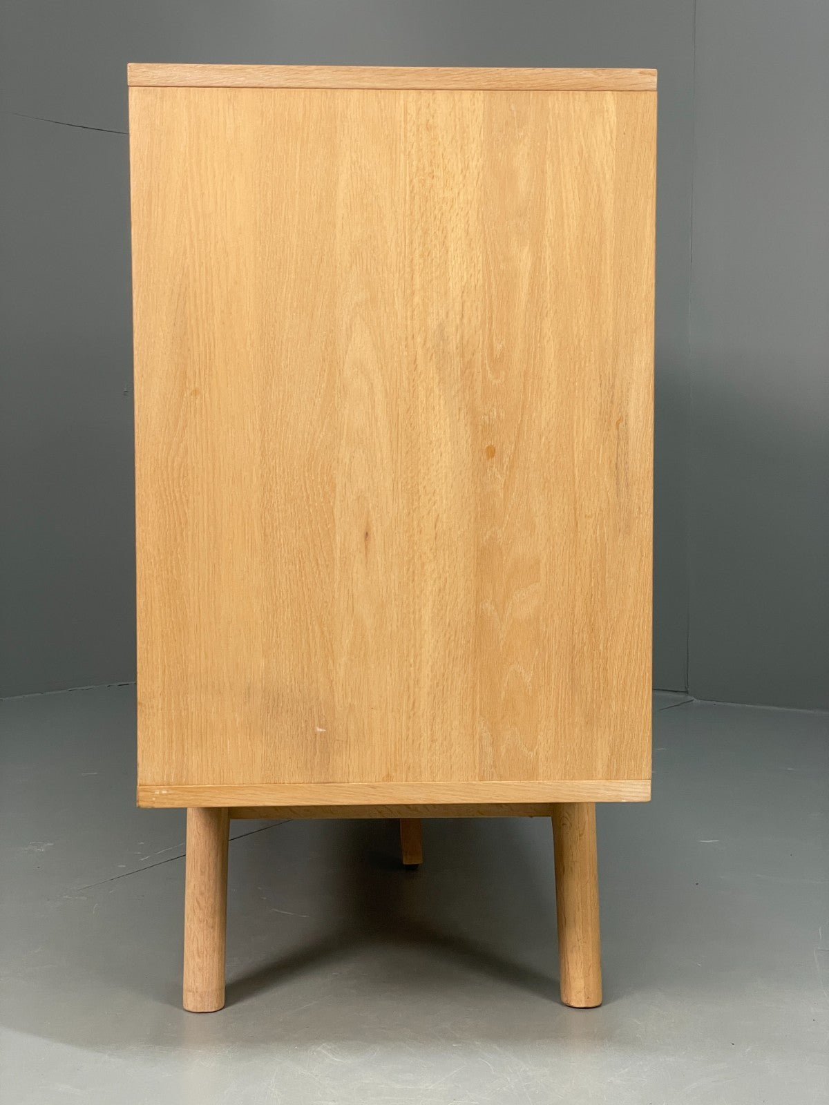 Modern Danish Oak Sideboard - Sliding Door Drawer Mid Century Style EB10836 MWOO23