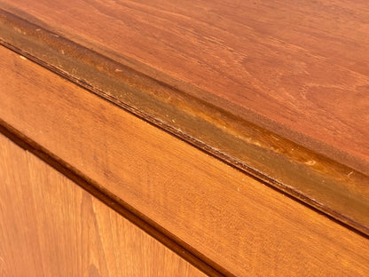 Vintage 1970s Teak Sideboard By William Lawrence Shelving Drawers EB10235 MWOO20