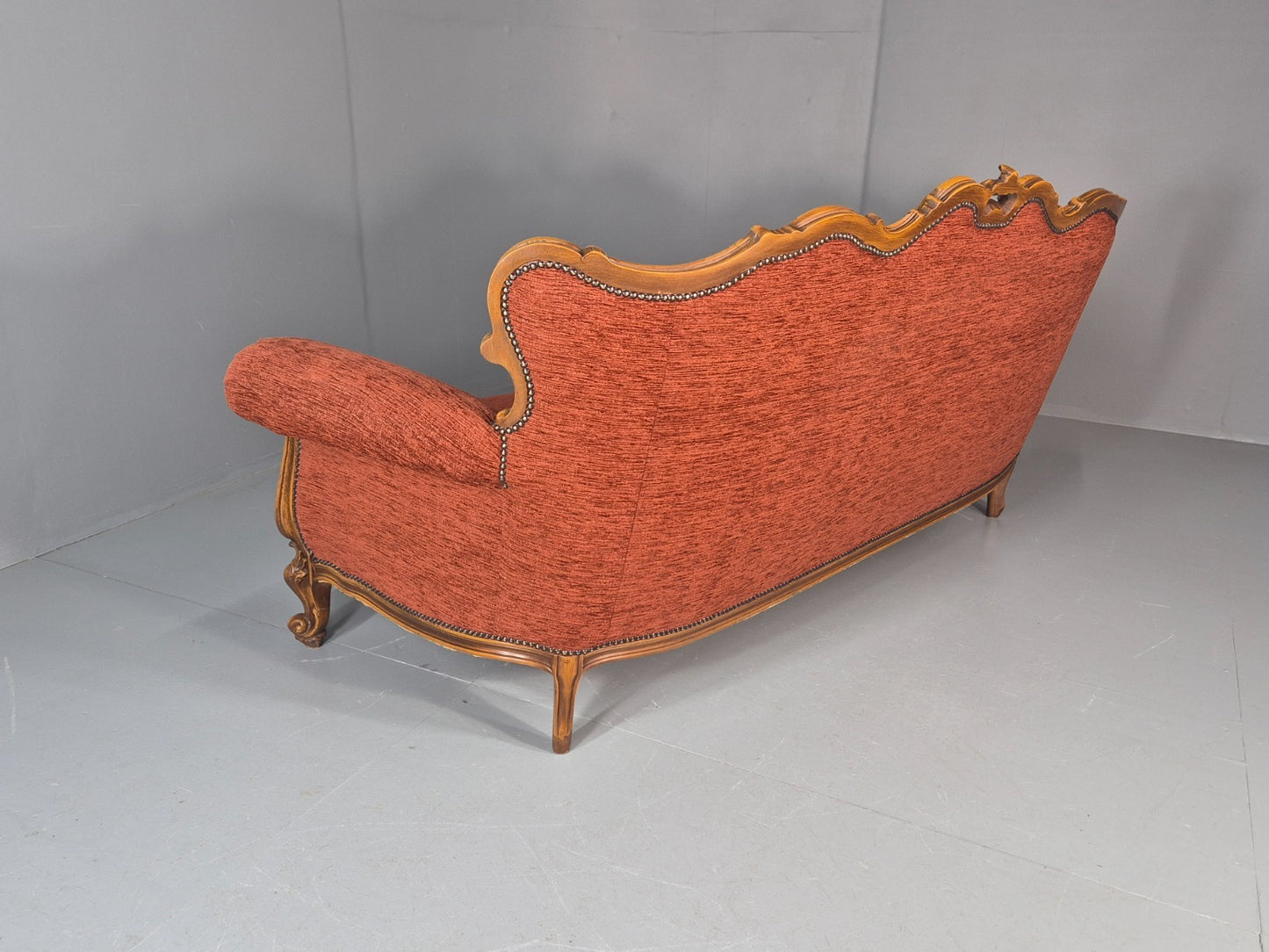 Vintage French Rococo Style Sofa 1970s Reproduction Quality  EB11661 V3SS16
