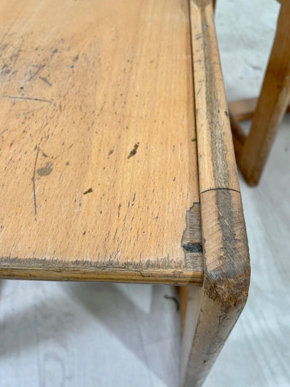 4 Vintage Danish Beech and Plywood School Chairs. Child Size, MCM EB4319 MDIN - UKDK FURNITURE
