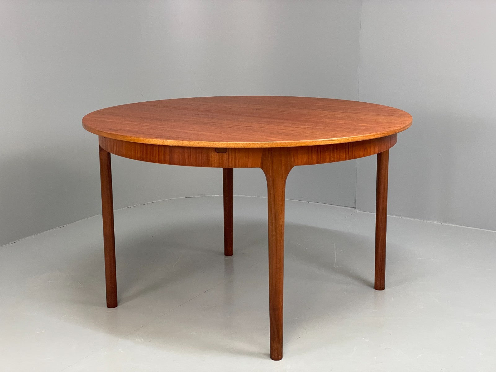Vintage McIntosh Dining Table Circular Teak Extending 1960s Retro EB11685 MWOO19