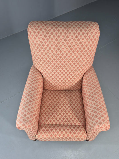 Antique Lounge Chair Edwardian Howard and Sons Style Rolled Back EB11218 VCLO5