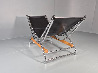 Vintage Bauhaus Style Chaise Longue Ahlberg for Swecco 1980s Retro  EB11112 M4SS6