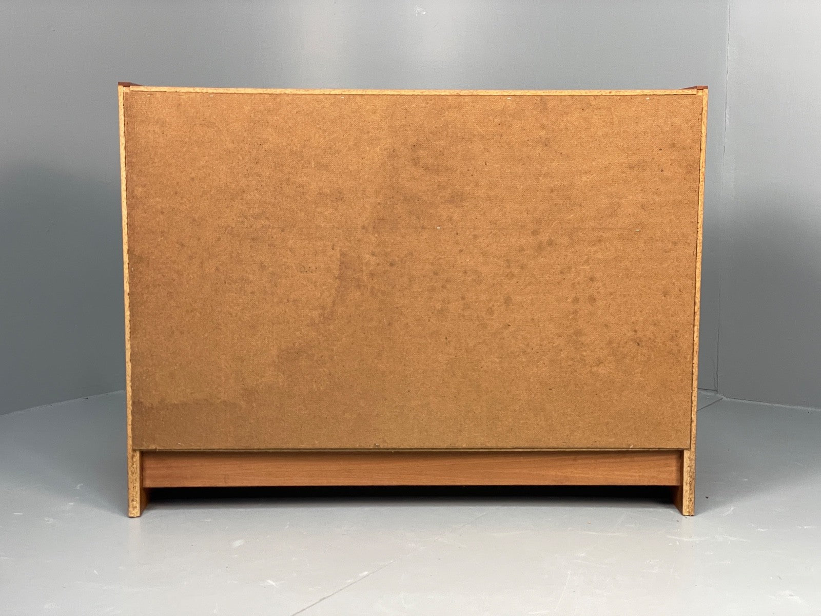 Vintage 1970s Teak Cabinet Danish Design Shelving Retro Handles EB11044 MWOO15