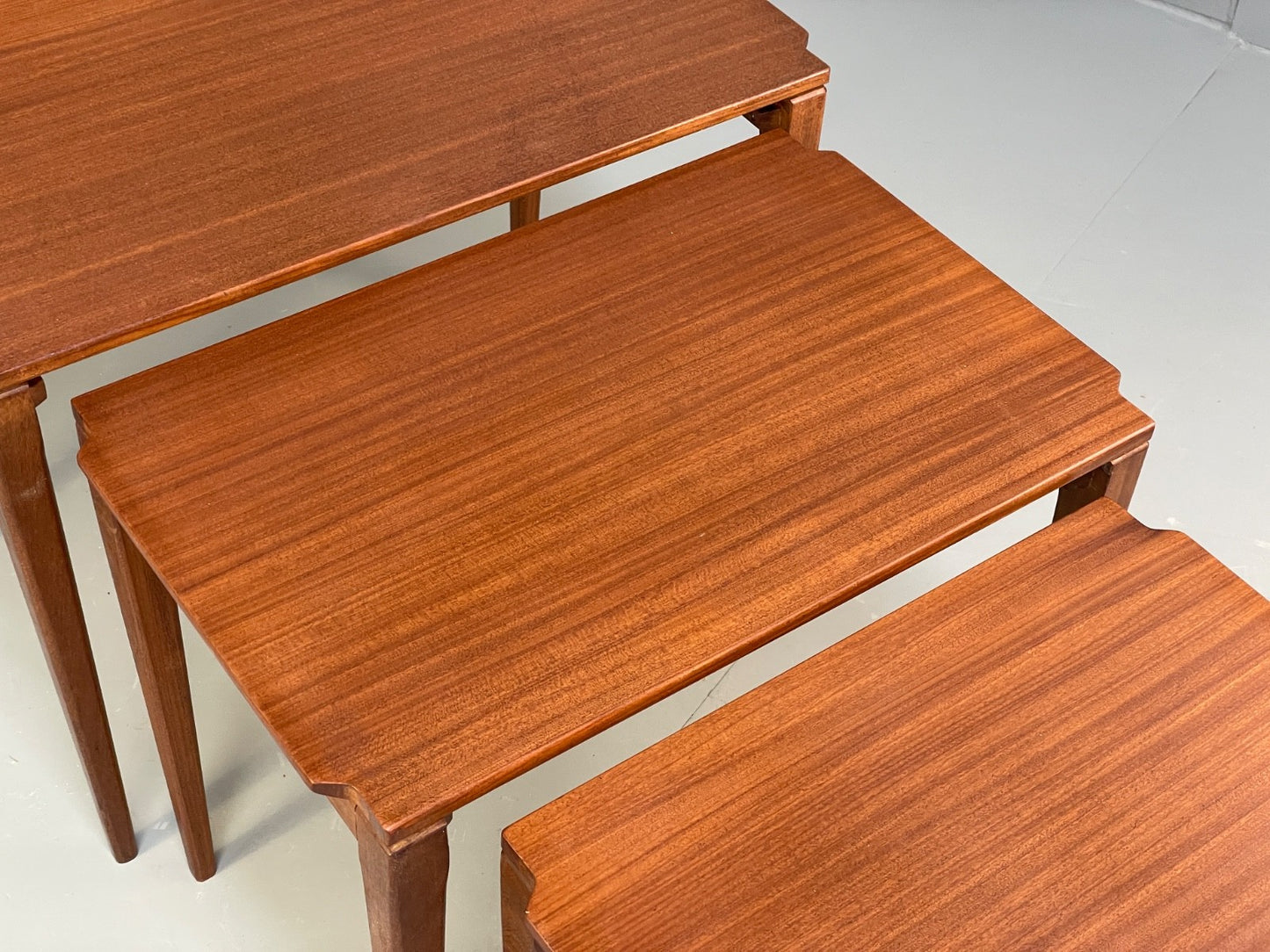 Vintage Richard Hornby Teak Nesting Tables 1960s Retro EB10009 MWOO - UKDK FURNITURE
