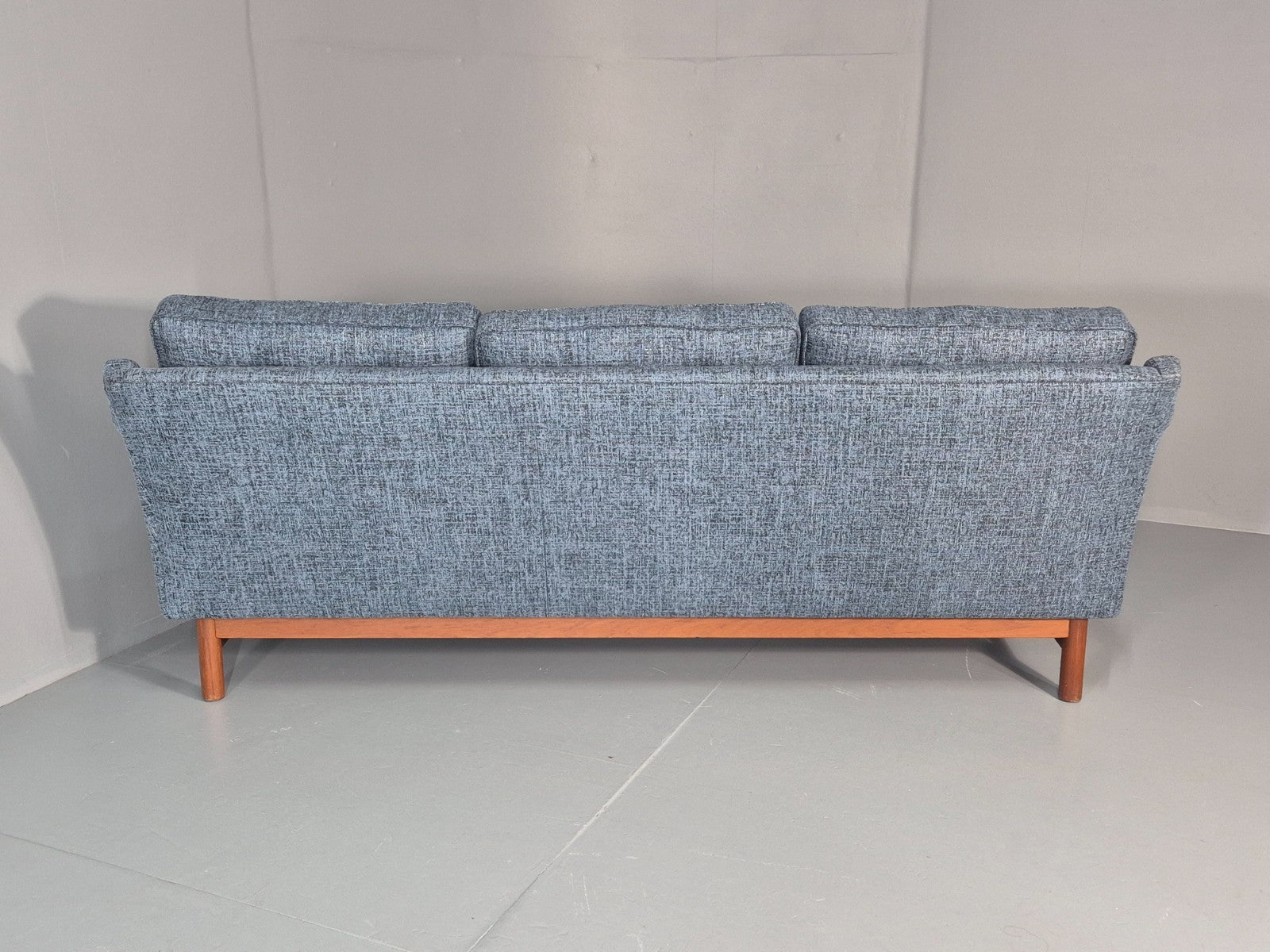 Vintage Three Seater Sofa 1960s Danish New Upholstery Mid CenturyEB11479 M3SS14