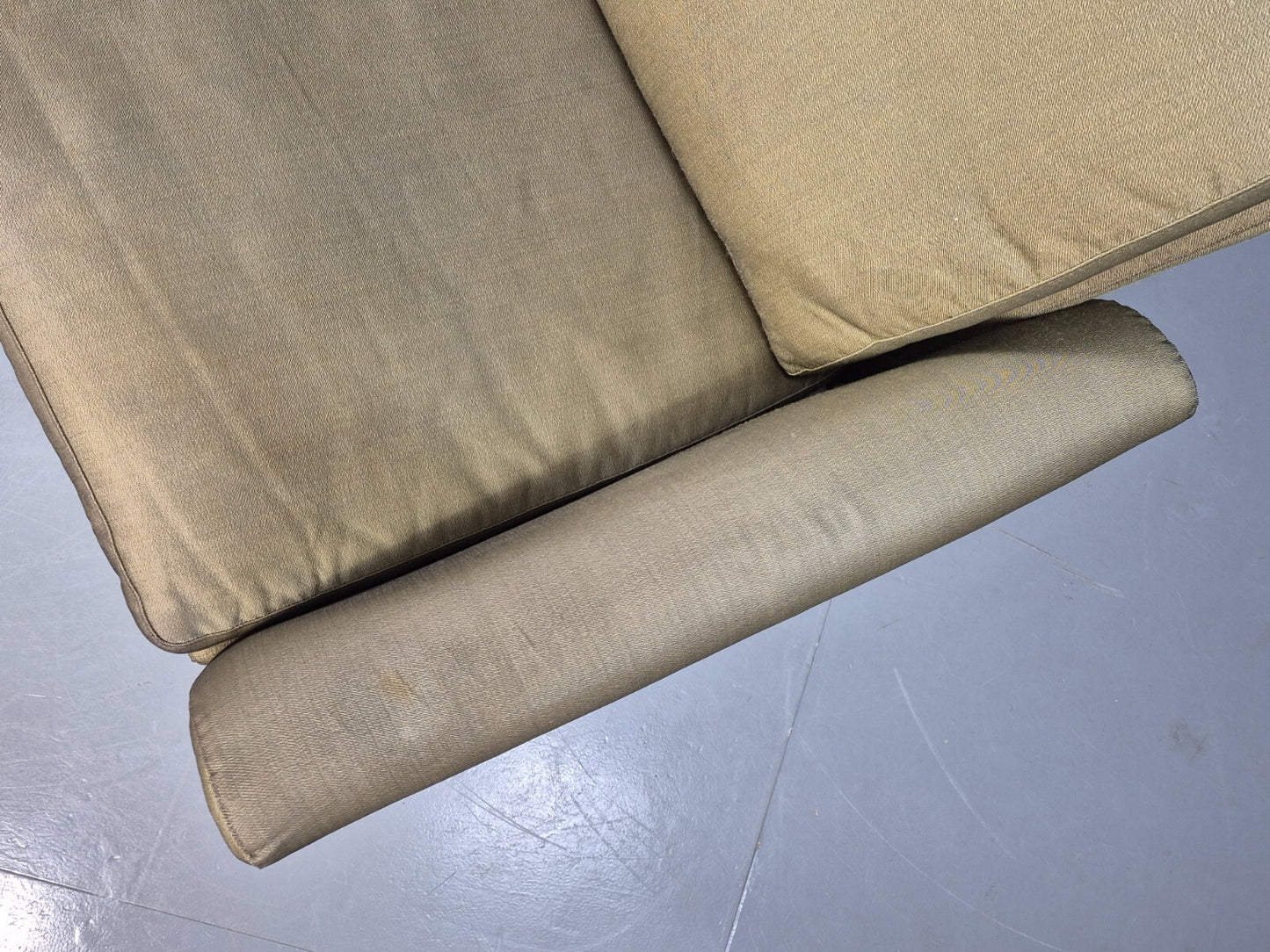 Vintage Danish Lounge Chair Cotton 1960s Retro MCM EB3166 MNOR4