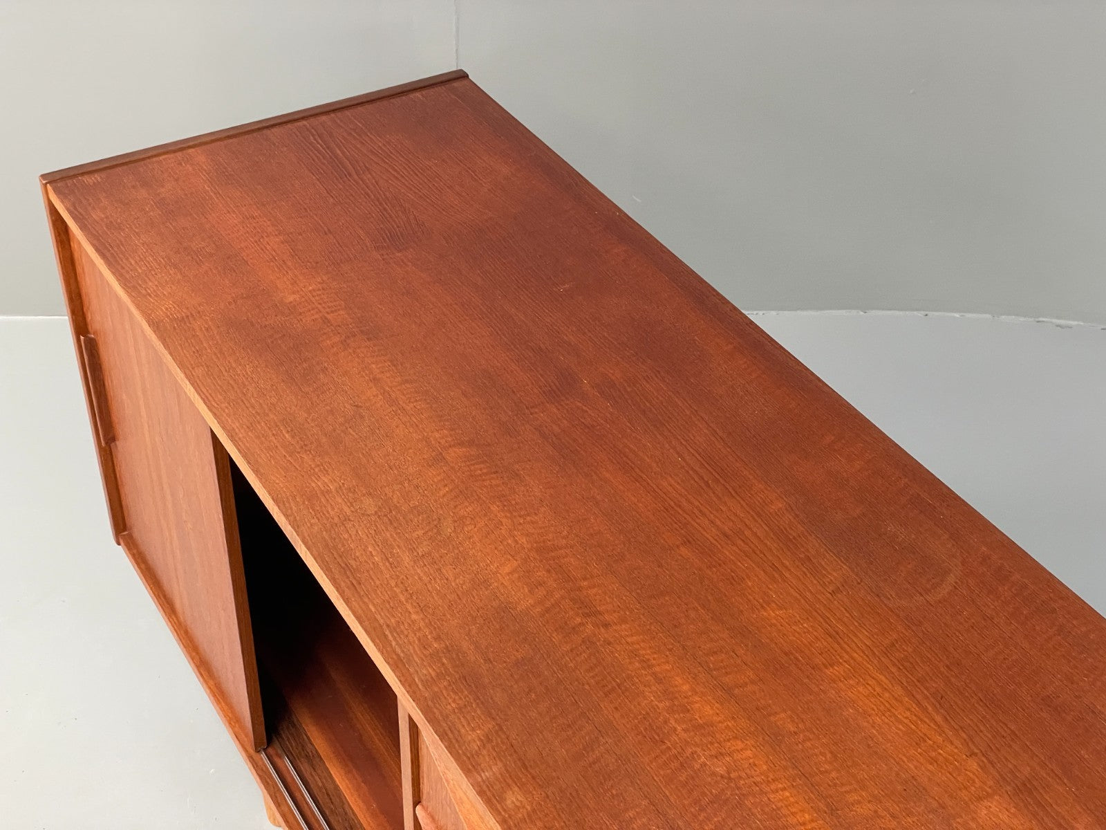 Vintage Teak Sideboard 1960s Midcentury Drawers Shelving Storage EB10945 MWOO15