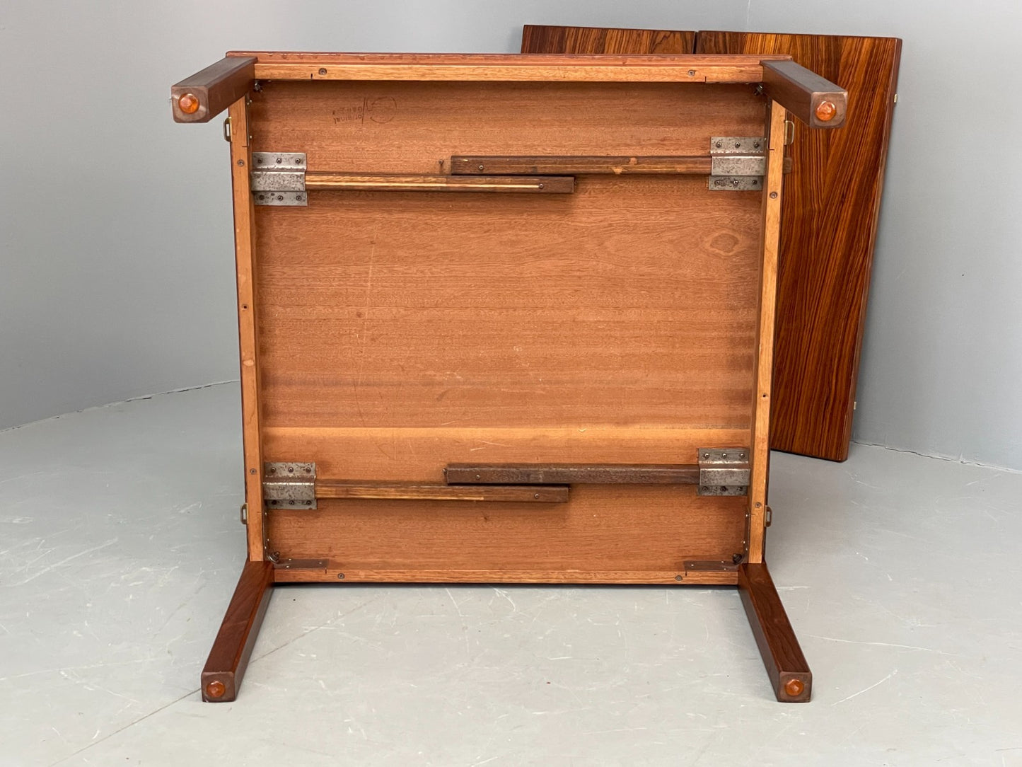 Vintage Danish Coffee Table Square Drop Leaf Extending Gansø Mobler EB10676 MWOO22