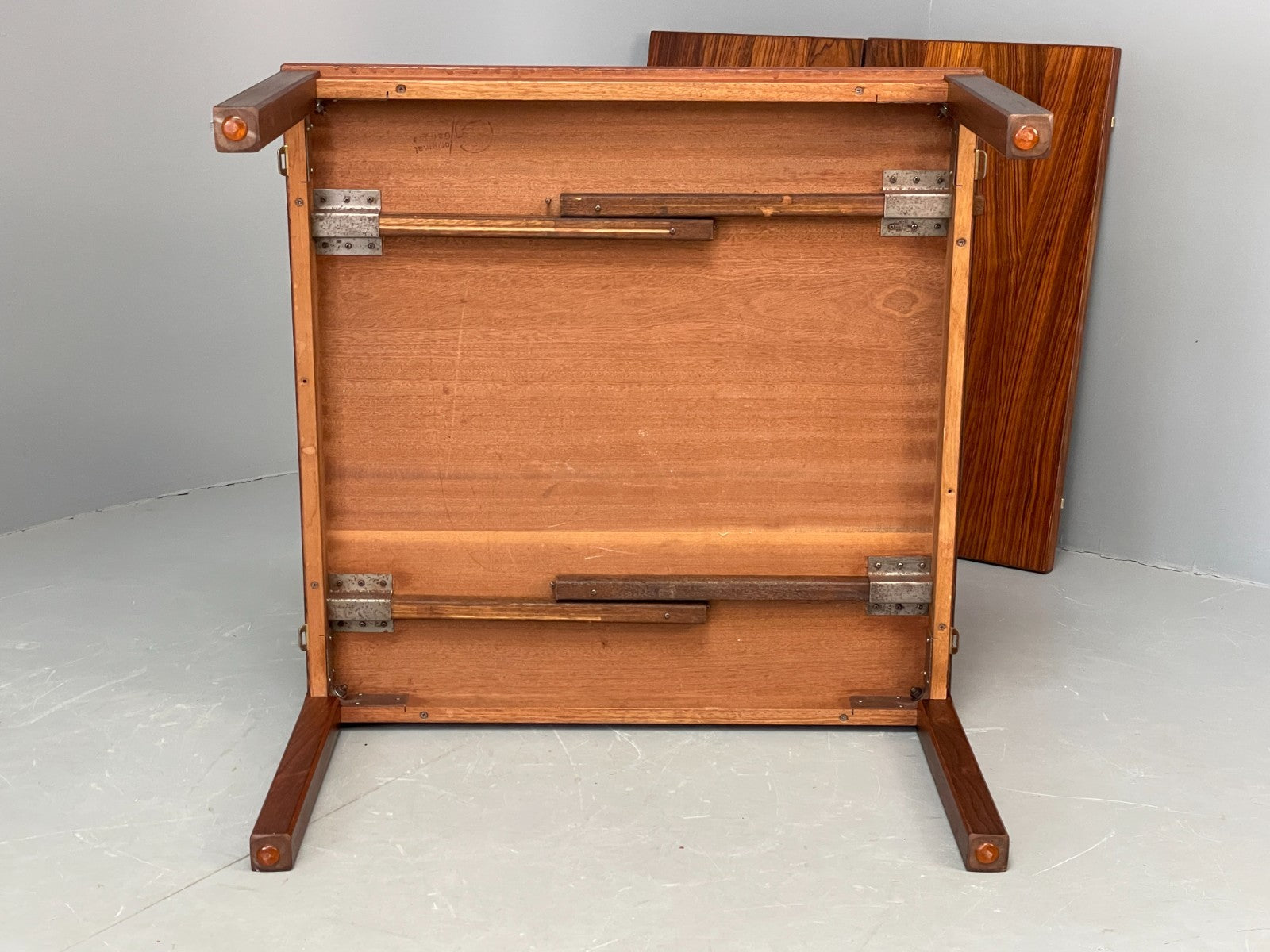 Vintage Danish Coffee Table Square Drop Leaf Extending Gansø Mobler EB10676 MWOO22