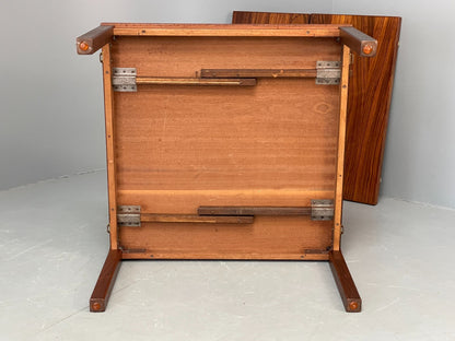 Vintage Danish Coffee Table Square Drop Leaf Extending Gansø Mobler EB10676 MWOO22