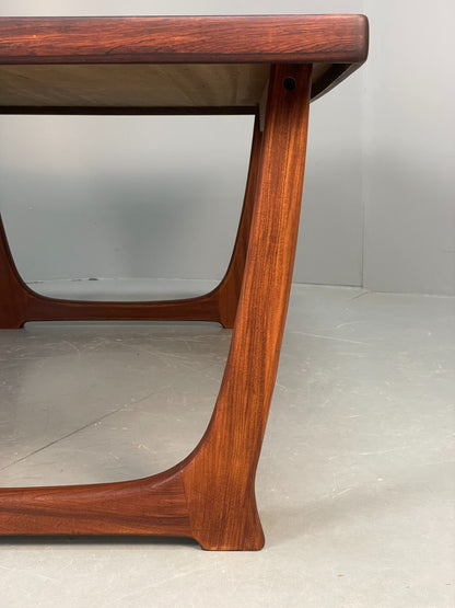 Vintage Rectangular Coffee Table Mid Century Norwegian Design EB10676 MWOO11