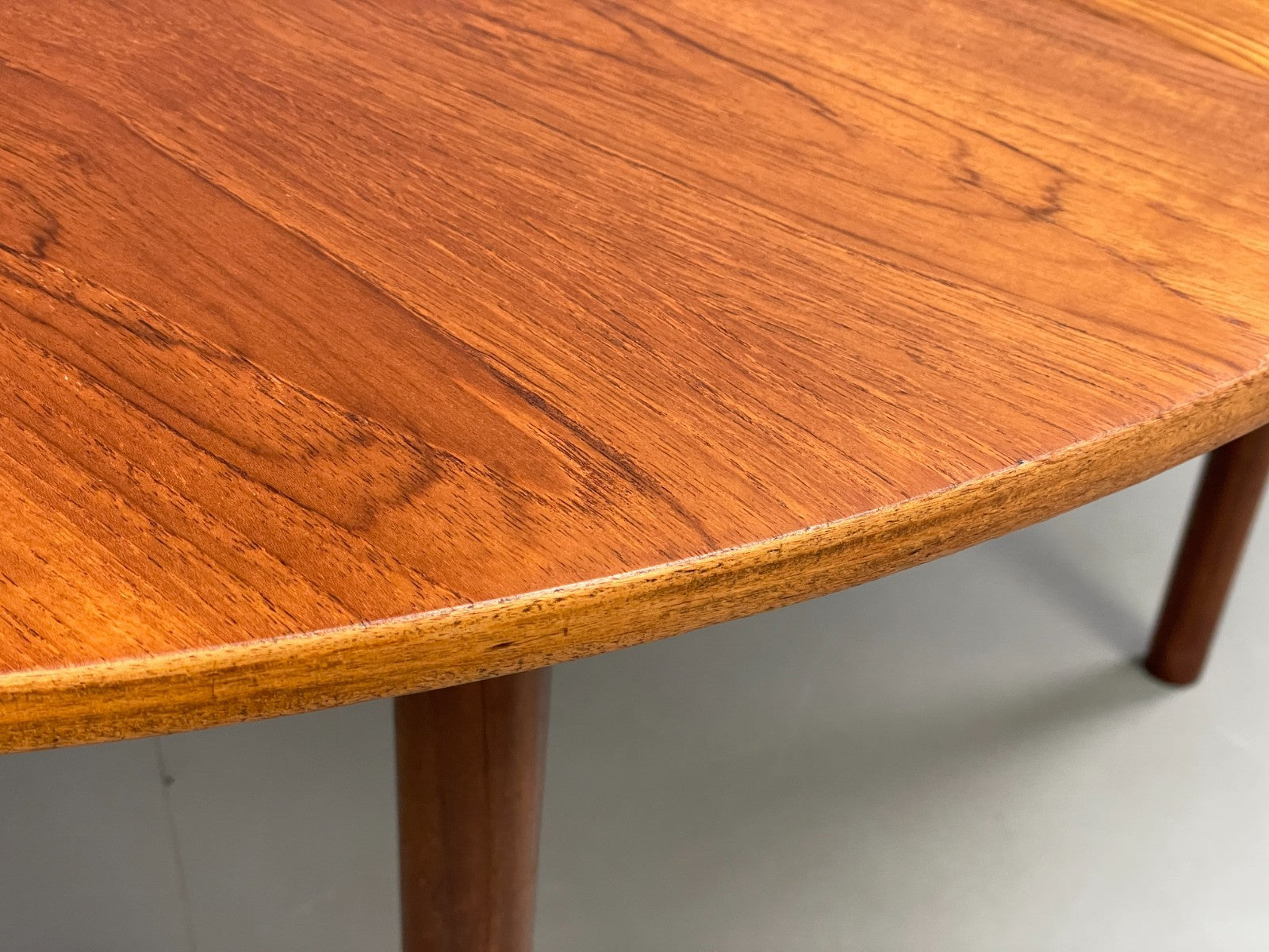 Vintage McIntosh Dining Table Circular Teak Extending 1960s Retro EB11685 MWOO5