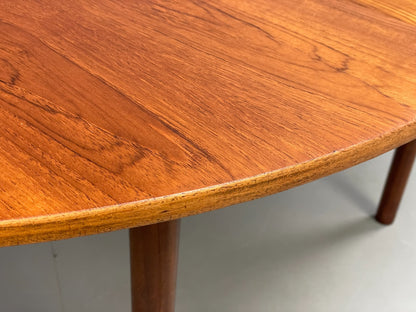Vintage McIntosh Dining Table Circular Teak Extending 1960s Retro EB11685 MWOO5