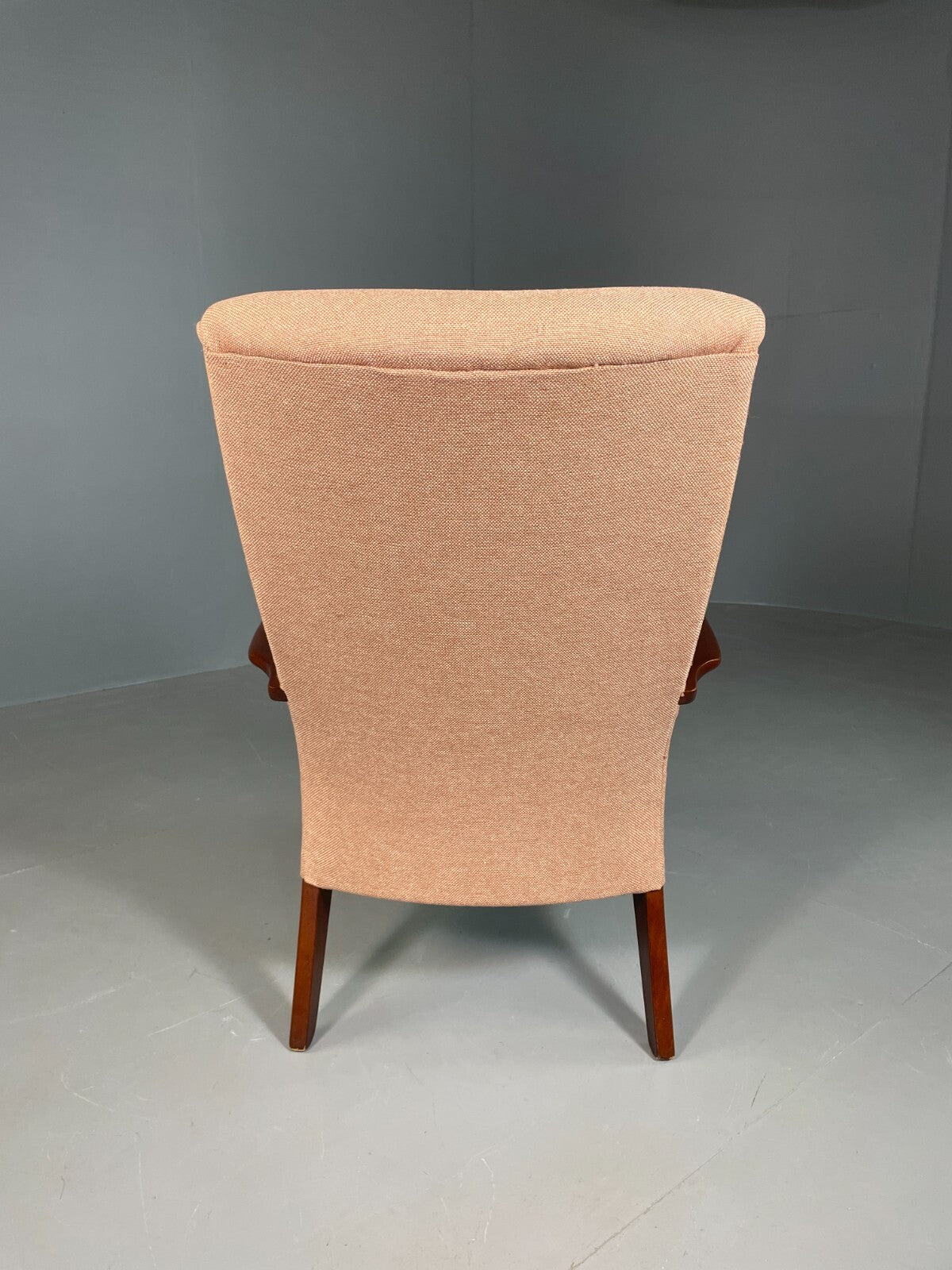 Vintage Lounge Chair Beech Frame Pink Parker Knoll Retro MCM EB6977 MNOR10