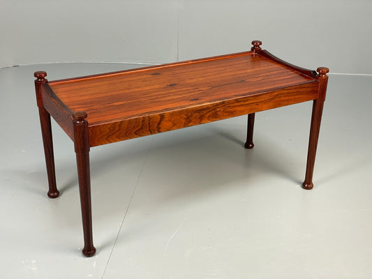 Vintage Danish Side Table - 1960s Mid Century Dark Wood EB10834 MWOO0