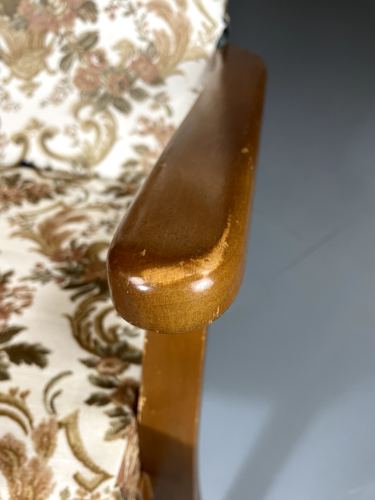 Vintage Mid Century Chair Beech Frame 1960s Retro EB5712 MNOR12