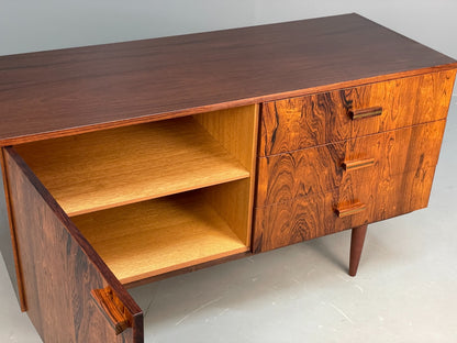 Vintage Danish Sideboard 1970s Mid Century Style Shelving Drawers EB8828 MWOO18