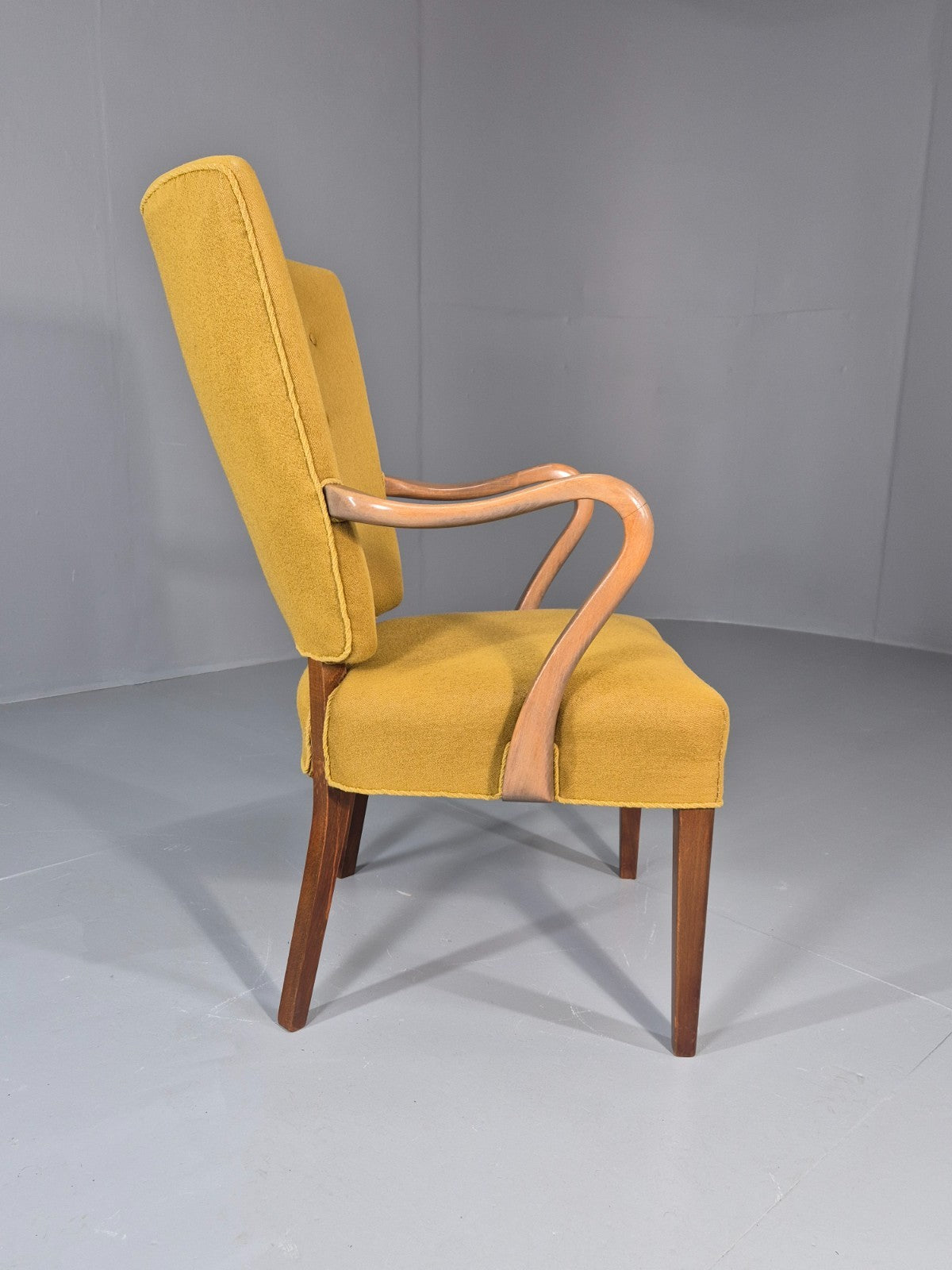 Vintage Mid Century Danish Lounge Chair High Back 1950s Retro EB11815 MNOR11